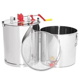 Extracteur de miel avec cuve Mellarius OptiLine 4 cadres manuel P52