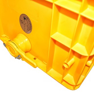 Plateau de désoperculation avec pointe Mellarius - bac en plastique - acier inoxydable