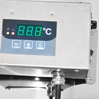 Cuve de décristallisation à extraction avec chauffage Mellarius MaxiLine 230 V - 74 litres / 100 kg