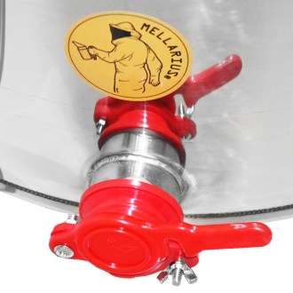 Extracteur de miel avec cuve Mellarius OptiLine 4 cadres manuel P52