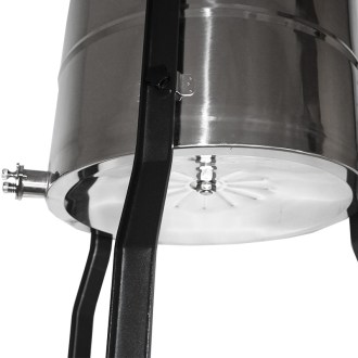 Extracteur de miel Mellarius MaxiLine 4 cadres manuel avec grande manivelle P45