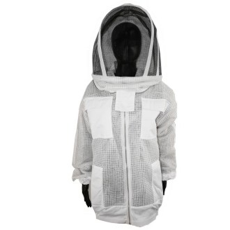 Blouson d'apiculteur professionnelle avec voile tailles : S-XXL