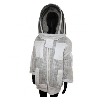 Blouson d'apiculteur professionnelle avec voile tailles : S-XXL