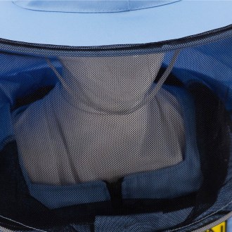 Veste d'apiculture avec chapeau - bleue - Lysoň, taille : S-XXL