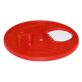 Réducteur d'entrée - diamètre 6,8 cm - rouge