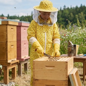 Combinaison d'apiculture pour enfant Elegant Bee taille : S-XL