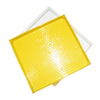 Récipient avec couvercle pour rayon de miel