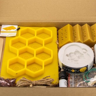 Kit créatif de fabrication de bougies - motif abeille