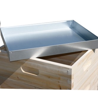 Ruche Langstroth 3 x 3/4 (185) - 10 cadres - zinc