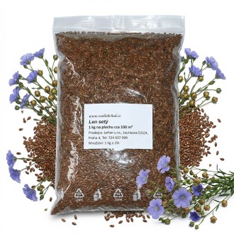 Lin cultivé (semences / pâturage apicole) - 0,5 kg