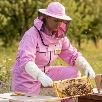 Combinaison d'apiculture avec chapeau - violette - Lysoň, tailles : S-XXXL