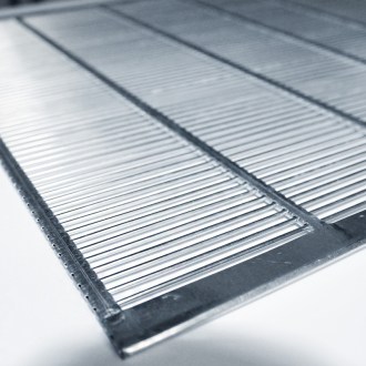 Grille à reine en acier inoxydable 463x477 mm DE
