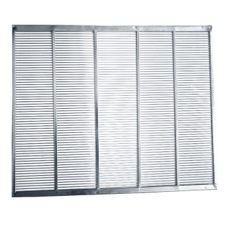 Grille à reine en acier inoxydable 378x478 mm DE