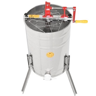 Extracteur de miel Mellarius OptiLine 3 cadres manuel avec grande manivelle et pieds P40