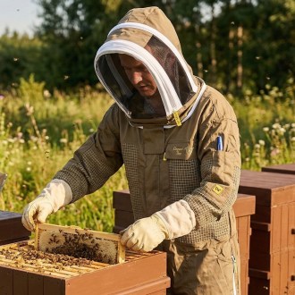 Combinaison d'apiculture avec ventilation partielle Elegant Bee taille : S-XXXXL
