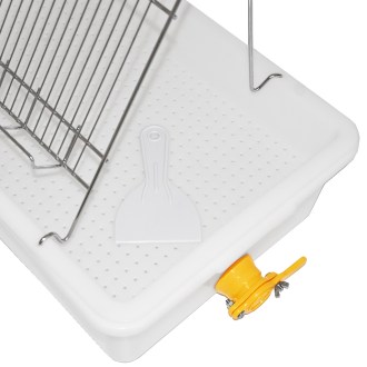 Plateau à désoperculer Mellarius - 1 cadre - bac en plastique - inox