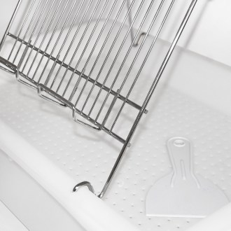 Plateau à désoperculer Mellarius - 1 cadre - bac en plastique - inox