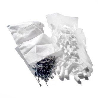 D'espacements avec clou - blanches - 100 pièces