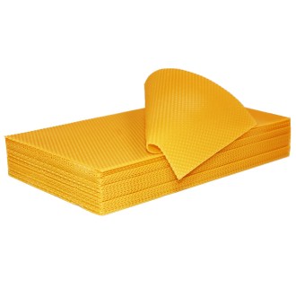Feuilles de cire d'abeille Langstroth Jumbo (285) - 424x262 mm