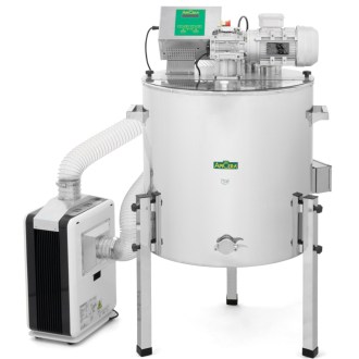 Dispositif de malaxage à double paroi ApiCera® avec chauffage et séchoir - 185 kg
