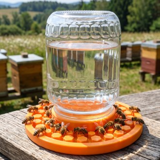 Abreuvoir pour abeilles pour petit bocal diamètre 155