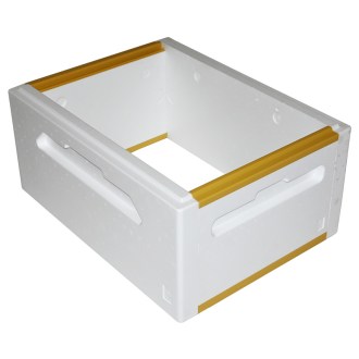 Hausse en polystyrène 8 cadres 1/1 Langstroth - 232 mm