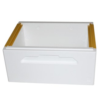 Hausse en polystyrène 8 cadres 1/1 Langstroth - 232 mm
