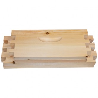 Hausse Langstroth Original 1/1 (232 mm) - 10 cadres - assemblage à queue d'aronde - en kit