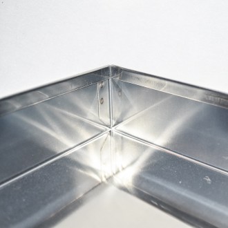 Couvre-cadres inox 510x510x50 mm - ruche 2 cm