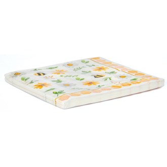 Serviettes en papier « Abeilles et fleurs » - 20 pièces