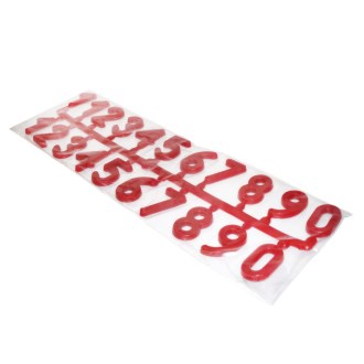 Numéros en plastique - 21 pièces - pl