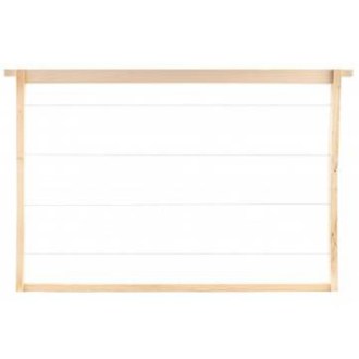 Cadre Dadant Blatt hoffman (10 pcs) assemblé, filé