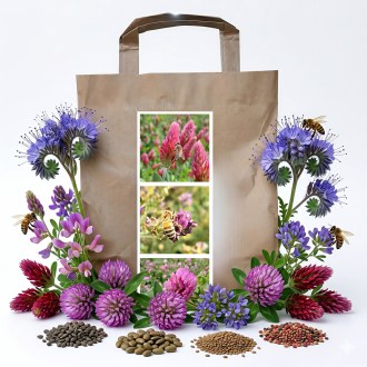 Mélange mellifère vivace d'été pour abeilles - 1 kg