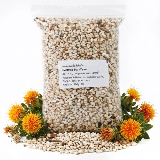 Carthame des teinturiers (graines / pâturage apicole) - 0,5 kg