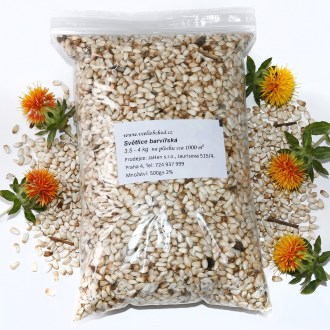 Carthame des teinturiers (graines / pâturage apicole) - 0,5 kg
