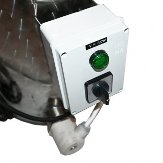 Fondoir à cire avec presse 35l - électrique 230 V