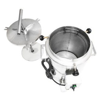 Fondoir à cire avec presse 35l - électrique 230 V