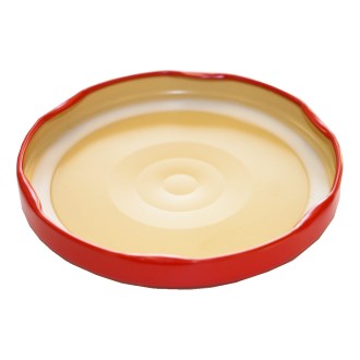 Couvercle de conservation pour pot TO 82 - RBS - rouge - 700 pcs - carton complet