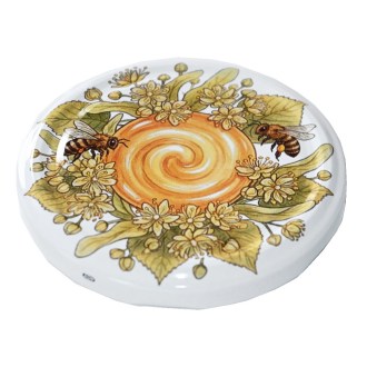 Couvercle pour pot TO 82 - Abeilles, tilleul et miel 700 pcs - carton complet - HOJ1
