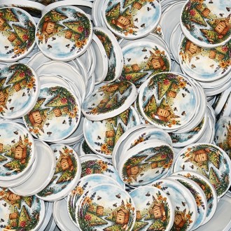 Couvercle pour pot TO 82 - Ruches au bord du ruisseau 700 pcs - carton complet - HOJ2