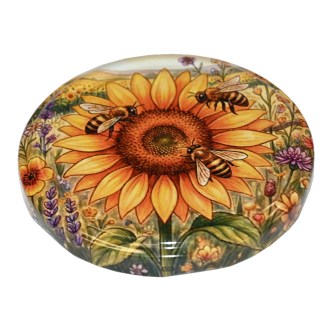 Capsule pour pot TO 82 - Tournesol peint - HOJ4