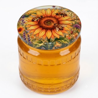 Capsule pour pot TO 82 - Tournesol peint - HOJ4