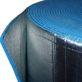 Mousse isolante XPE revêtue d'aluminium 8mm - rouleau - 1,35 x 22,5 m