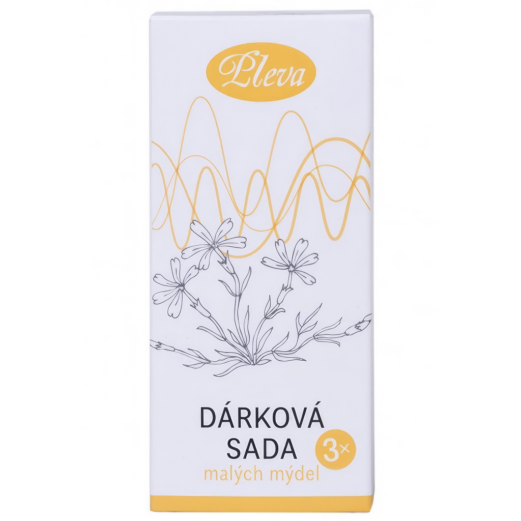 Coffret cadeau de savons Pleva 3x20g
