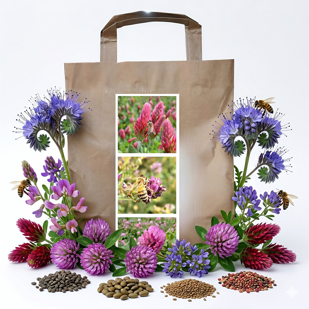 Mélange mellifère vivace d'été pour abeilles - 1 kg