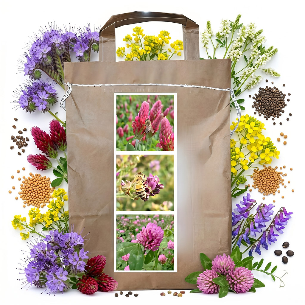 Mélange nectarifère annuel de printemps pour abeilles - 1 kg