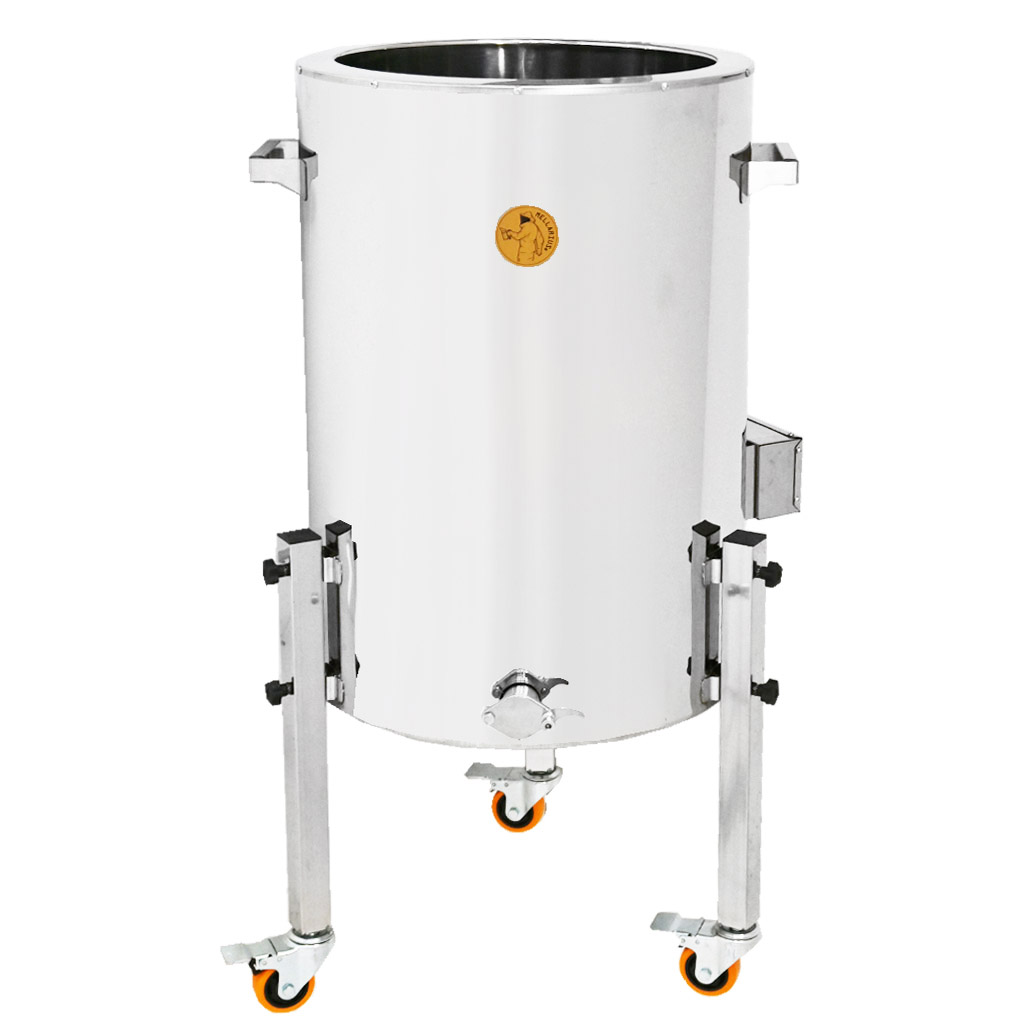 Cuve de décristallisation à extraction avec chauffage Mellarius MaxiLine 230 V - 74 litres / 100 kg