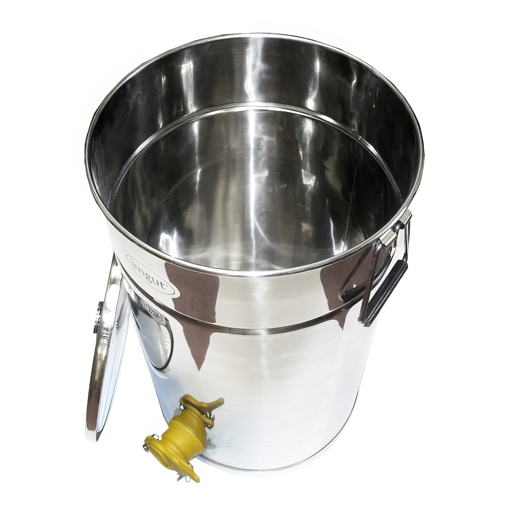 Maturateur en inox 50 kg - robinet en plastique
