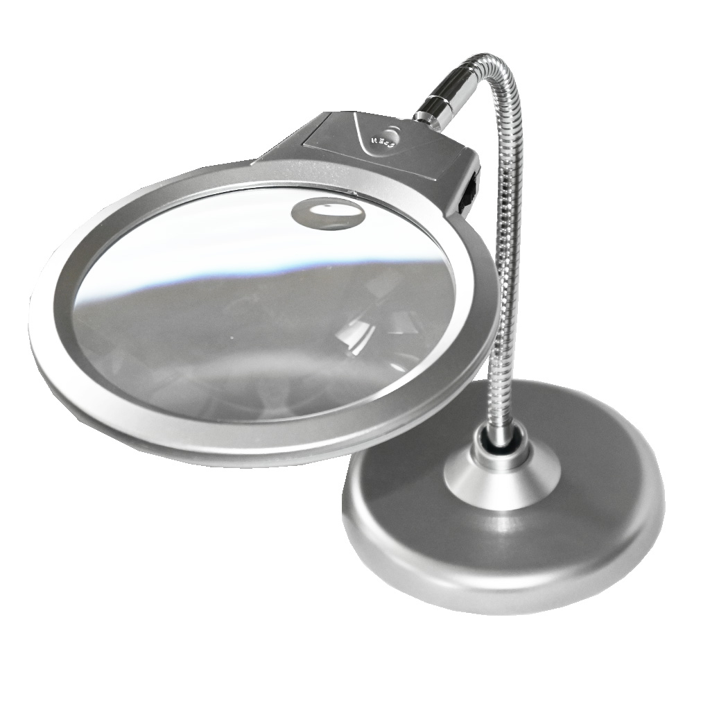 Loupe de table avec éclairage