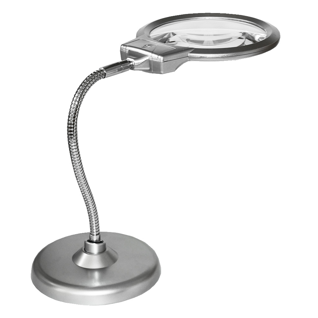 Loupe de table avec éclairage